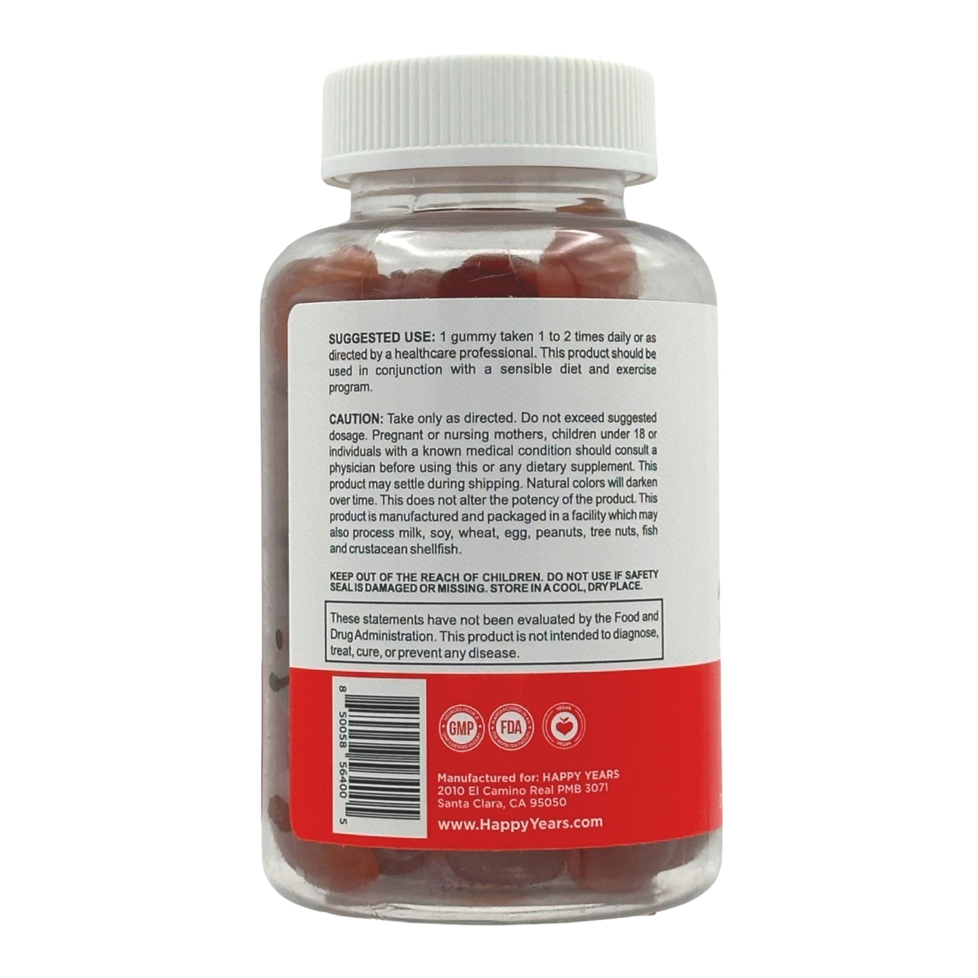 Apple Cider Vinegar Gummies - Happy Years
