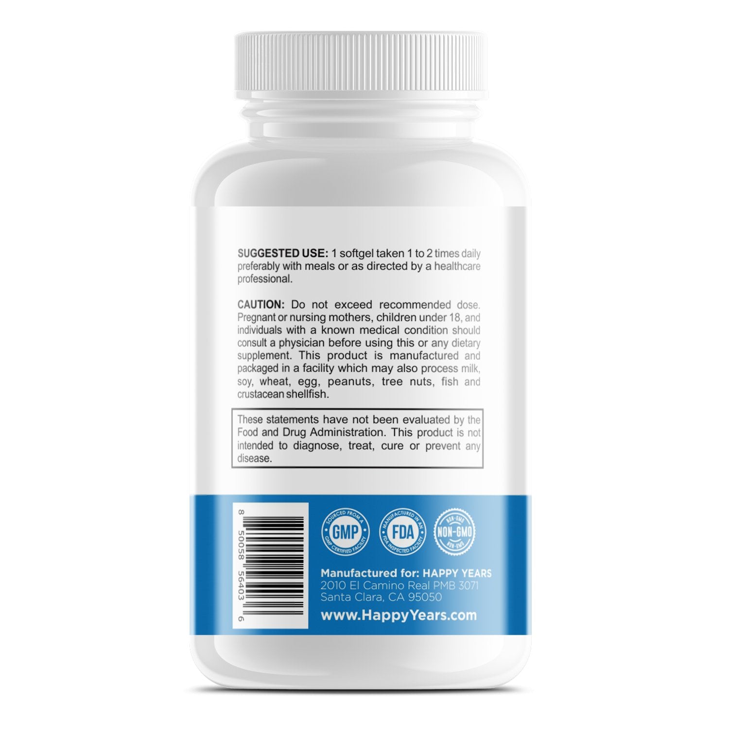 Omega 3 Fish Oil - Happy Years